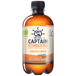 Captain Kombucha - Ginger & Lemon - 12 x 400ml